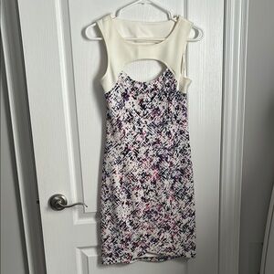 Guess Bodycon Multicolor Sleeveless Dress